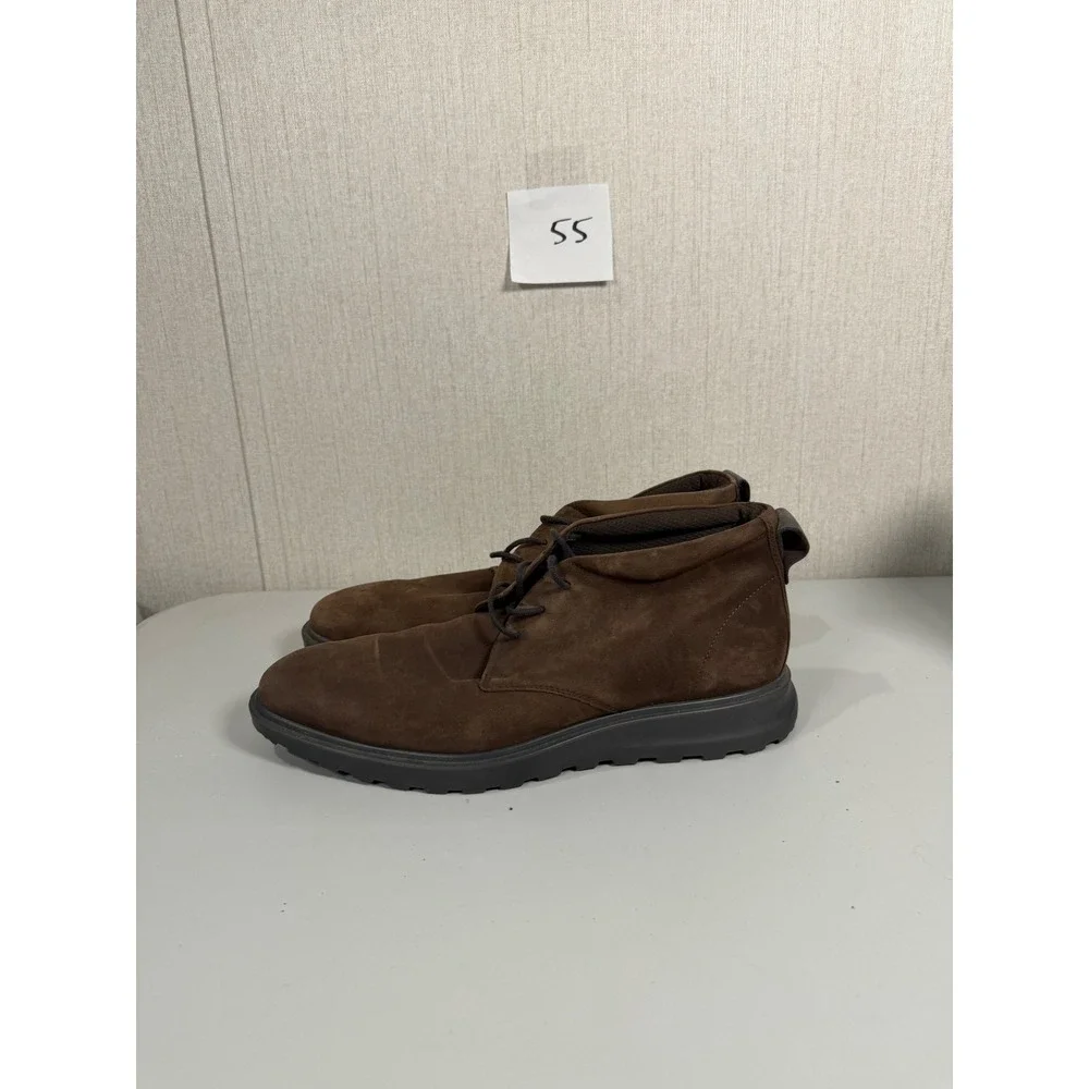 ECCO Mens Turn GORE-TEX Chukka Boots Cocoa Brown Suede 633124 45 EU 11-11.5 US